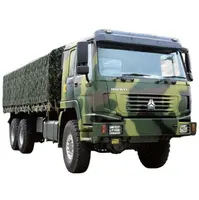 Howo कार्गो ट्रक 6x6 सैन्य सेना ट्रकों अच्छी सभी पहिया ड्राइव सैन्य कार्गो ट्रक कीमत