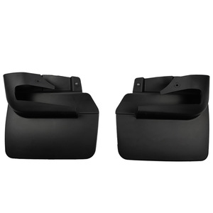 <b>Mud</b> <b>Flaps</b> For Land Cruiser LC80 FJ80 4500 Black Plastic Tire Mudguards 1990-1997 MT Manual Transmission - Product Image 2