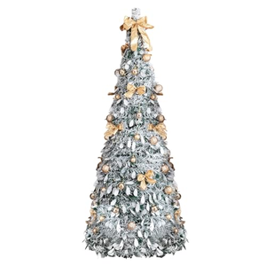 Sapin de Noël pliable de haute qualité 2026, design personnalisé, en plastique, pour décoration intérieure - Product Image 1