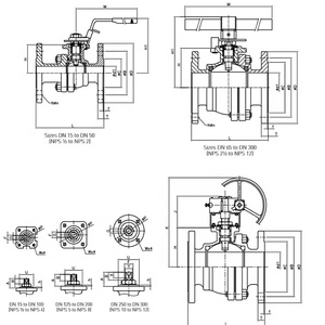 Vannes à boisseau sphérique à passage complet en deux parties de la série KTM EF190FE, applications industrielles et de process, vannes de régulation - Product Image 6