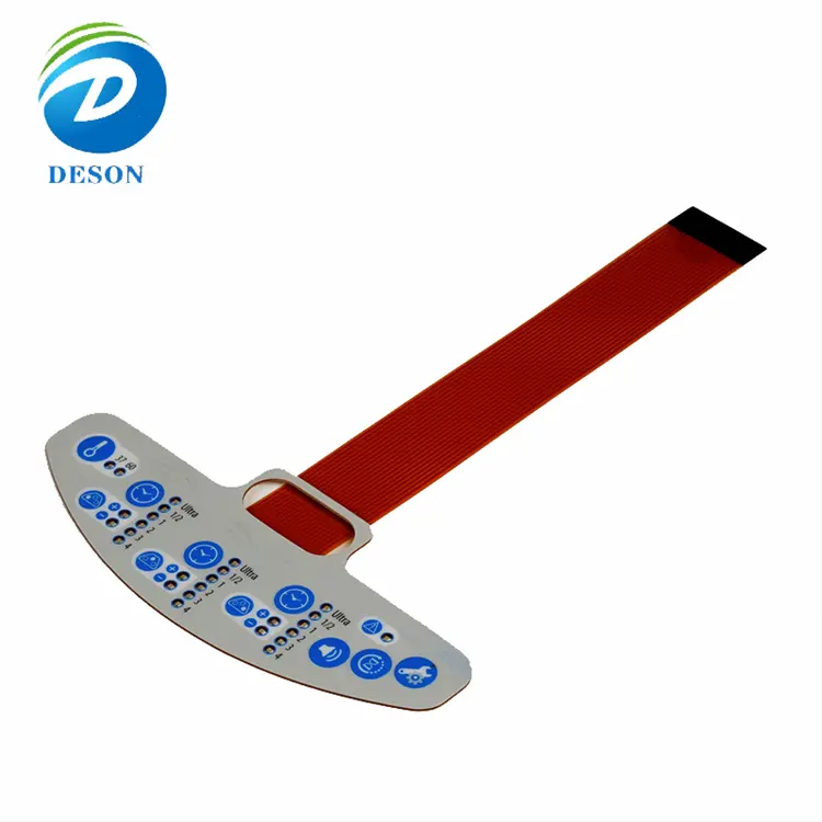 Deson Custom 3m supporto nastro adesivo pannello tastiera interruttore a membrana per stampa interruttore di controllo a membrana p10