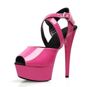 15 cm Sexy e affascinante Pole Dance Strip Club abito da sposa principale scarpe da sposa nicchia e High-end a forma di pesce tacchi alti - Product Image 5