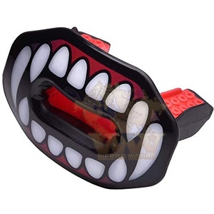 Protège-dents de boxe EVA et gomme en caoutchouc/Protège-dents double avec logo personnalisé unisexe pour le sport - Product Image 4