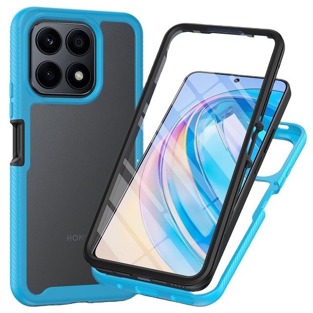 For Huawei Honor X7A X8A Honor X8 5g/x6/honor 70lite Rugged 360 Full Armor Case with Front Frame PET Screen Protector Luxury Xmx