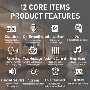 <span class=keywords><strong>Téléphone</strong></span> <span class=keywords><strong>fixe</strong></span> <span class=keywords><strong>sans</strong></span> <span class=keywords><strong>fil</strong></span> GSM d'origine avec fente pour carte SIM <span class=keywords><strong>Téléphone</strong></span> <span class=keywords><strong>fixe</strong></span> <span class=keywords><strong>sans</strong></span> <span class=keywords><strong>fil</strong></span> pour la maison/le bureau KT37 - Product Image 5