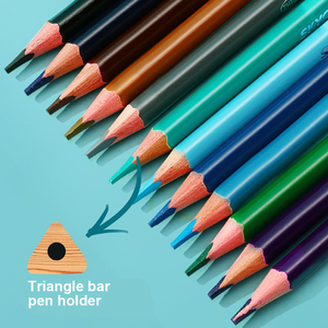 <span class=keywords><strong>Crayon</strong></span> de couleur à Double tête, 12 pièces, Kit de <span class=keywords><strong>crayon</strong></span> <span class=keywords><strong>acrylique</strong></span> imperméable Non toxique <span class=keywords><strong>pour</strong></span> bricolage - Product Image 4