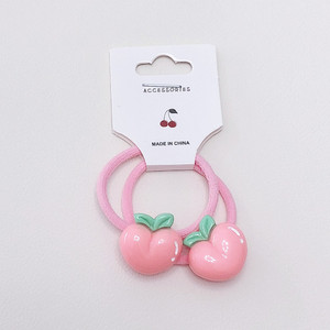 2 paquets - Rubans pour cheveux faits à la main pour enfants avec motifs de fruits sucrés. Attaches pour cheveux de bébé fille.-qiyu - Product Image 6