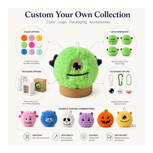 Nouveauté : Lot de 12 sphères élastiques poilues, jouets anti-stress en forme de créature à rebond instantané, pour remplissage de sacs de fête et assortiment de cadeaux promotionnels - Product Image 2