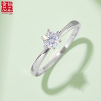 Bague de fiançailles pour femme en moissanite Starlight Queen à bande droite micro-pavée, en argent sterling S925 plaqué rhodium, 1 carat couleur D