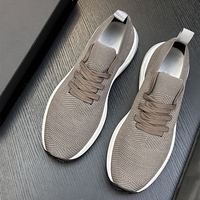 Chaussures de sport décontractées pour hommes, style italien, originales et luxueuses, en maille respirante, légères, à semelle souple, à lacets