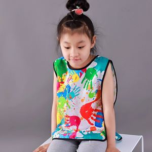 Chaleco con Logotipo Personalizado y Delantal Impermeable con Mangas para Estudiantes de Jardín de Infancia, Publicidad, Capacitación, Actividades Escolares - Product Image 1
