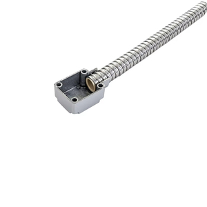 Timbre electrónico personalizado, hermoso bucle de puerta oculto, aleación de Zinc, Cuadrado plateado, antioxidante, impermeable, bucle de puerta blindado - Product Image 4