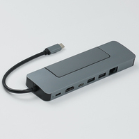 Многофункциональная док-станция USB-C 9-в-1, корпус для M.2 SSD, USB-хаб NVMe-SATA и расширительные возможности