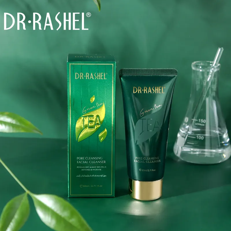 DR RASHEL Skin Care Green Tea Pore Cleansing Facial Cleanser 80ml Facial Care Deep Pore Cleansing Dark Spots Remover