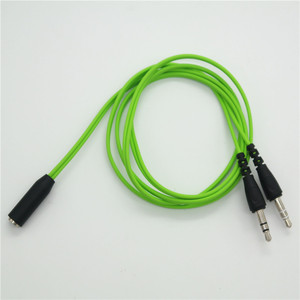 Audio Splitter Cable 1 To 2 3.5mm Male To Female <b>Adapter</b> For <b>Headphone</b> Computer Red 1M Long - Product Image 3