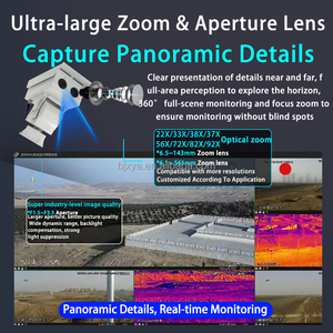 Quân sự cấp hồng ngoại Laser an ninh máy ảnh 3000m chiếu sáng 640x512 nhiệt Pan & Tilt máy ảnh - Product Image 2