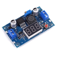 LM2596 Convertisseur abaisseur DC Régulateur de tension Affichage LED Voltmètre 4.0 ~ 40 à 1.3-37V Adaptateur Buck Alimentation réglable