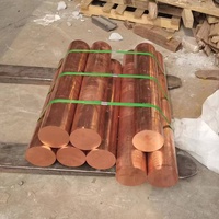 Vente en gros Bon prix Cuivre pur à 99,9% C1100 3mm 6mm 8mm 10mm 20mm Barre ronde en cuivre
