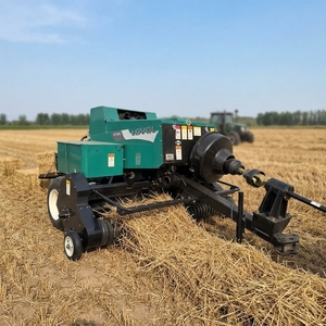 Presse à balles carrées à faible consommation pour ensilage, petite presse à balles <span class=keywords><strong>de</strong></span> foin, vente directe usine, agriculture - Product Image 4