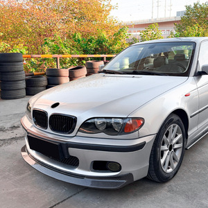 Bmw 3 Series E46 M Sport Front <b>Lip</b> <b>Splitter</b> Body Kit Piano Black Carbon Fiber Texture 1998-2005 - Product Image 1