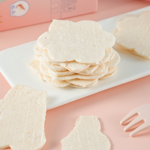 OEM Baby Flower Shape Rice <span class=keywords><strong>Cracker</strong></span> Maíz Grano Puffs Snack Halal Productos con Diferentes Sabores Precio Directo de Fábrica Rusk - Product Image 1