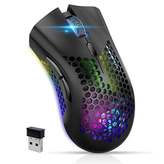 Wireless Charging 2.4g Mouse Game Rgb Luminous Computer Office Gaming Mouse/ultralight Wireless Mouse