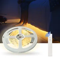 Battery operated led light strip with motion sensor white color 3000k 90LEDs 3m led strip lights for cabinet stairway