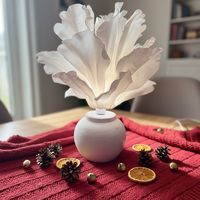 Lampe LED en forme de fleur pour mariage, éclairage floral blanc chaud IP54, décoration intérieure et extérieure pour la maison, jardin, Pâques, Saint-Valentin