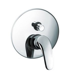 Mezclador de ducha empotrado de una sola palanca con desviador, serie Desia, cromado - Product Image 1