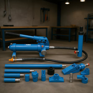 Kit d'unité hydraulique Fervi avec pompe et accessoires pour usage industriel - Product Image 1