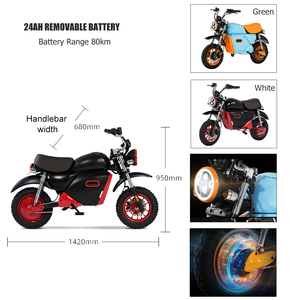 CE / ROHS ได้รับการอนุมัติ 48V รถจักรยานยนต์ไฟฟ้า -15 °มุมปีนเขาความจุ 150 กิโลกรัมแบตเตอรี่บำรุงรักษาฟรี (<span class=keywords><strong>ราคา</strong></span>โรงงาน) - Product Image 2