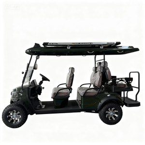 Voiturette de golf HKBG 1-2 places, châssis en acier, freins à tambour hydrauliques sur 4 roues, batterie lithium/plomb-acide, 6 places - Product Image 5
