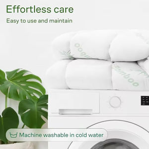 جودة عالية جودة عالية تنفس أعلى 2 بوصة الخيزران مبطن حجم الملك لفندق المنزل - Product Image 5