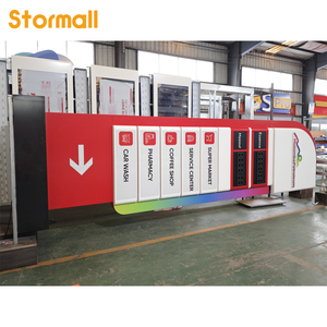 Insegna Digitale a Gas per Esterni, Design Personalizzato di Fabbrica, Insegna Illuminata a <span class=keywords><strong>LED</strong></span> per Stazioni di Servizio in Alluminio - Product Image 4