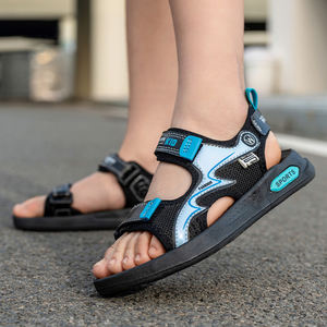 <span class=keywords><strong>Sandales</strong></span> de plage d'été à amorti hautement élastique pour garçons, plates et confortables pour enfants - Product Image 1