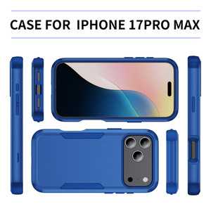 For iPhone 17 <strong>Pro</strong> <strong>Max</strong> 16 15 14 13 12 Heavy Duty Three Layer Phone <strong>Case</strong> Hard PC+Soft TPU 3 in 1 Shockproof Phone Protective Cover - Product Image 3