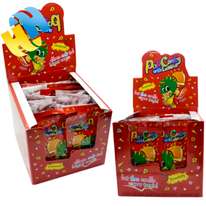 Sucettes Poppy Candy 2-en-1 en forme de balai avec sifflet, bonbons durs multicolores au goût sucré, certifiés Halal, en vrac - Product Image 4
