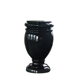 SW STONE Pierre de <span class=keywords><strong>marbre</strong></span> blanc Carrare personnalisée, cimetière, roses sculptées à la main, <span class=keywords><strong>pot</strong></span> à fleurs, vase de tombe, pierres tombales, moderne, européen, extérieur - Product Image 6