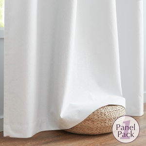 Thanh lịch 1-mảnh Thiết kế rắn màn rèm cửa & valances 96-inch cho phòng ngủ và khách sạn màu đen - Product Image 3