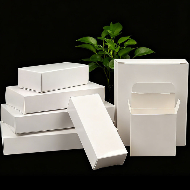 Customized Hamburger Box and Paper Medicine Box Wholesale | Eco-friendly Small White Cardboard Recyclable Gift Packaging
