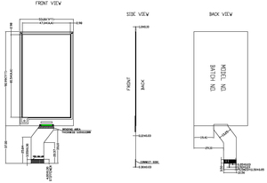 3.7 Inch 240x416 Four-Color <strong>E</strong>-<strong>Paper</strong> Display Black White Red Yellow Low Power <strong>E</strong>-Ink <strong>Screen</strong> for Smart Devices and Industrial - Product Image 5
