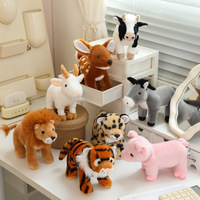 Fabricants de jouets en peluche d'animaux kawaii en gros, jouets en peluche d'animaux du zoo personnalisés, jouets en peluche mignons pour enfants