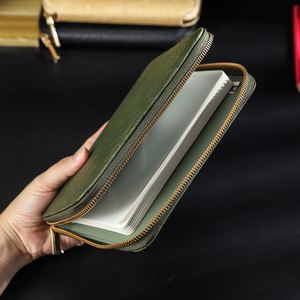 Libreta de Negocios con Cubierta de Cuero PU, Bolsillo con Cierre, Almacenamiento de Viaje, Diario Multifuncional, Cuaderno Creativo - Product Image 1