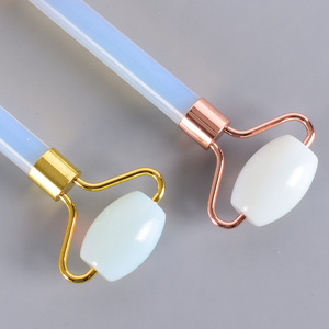 Vente chaude En Pierre De Jade de Haute Qualité Visage Anti Vieillissement Naturel Opalite Jade Rouleau pour le Visage - Product Image 4