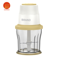 Mini hachoir électrique multi-usages pour aliments pour bébés, moteur en cuivre, hachoir à viande portable, capacité de 0,7 L, utilisation domestique et en restaurant
