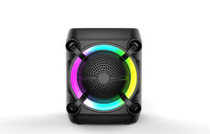 Ready Goods Caisson de basses portable de 4 pouces pour audio domestique 5W Mini haut-parleur d'éclairage LED RVB Booboxes à piles pour home cinéma - Product Image 5