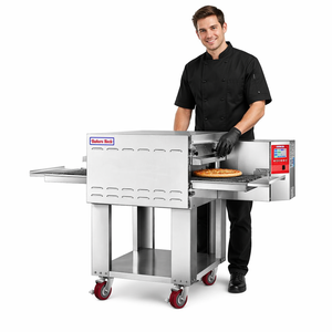 Forno ad Alta Temperatura con Nastro Trasportatore da 20 Pollici, 400 Gradi ℃   Forno per Pizza <span class=keywords><strong>Margherita</strong></span> Elettrico a Gas con Nastro Trasportatore - Product Image 6