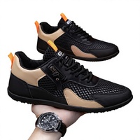 Nouvelles Chaussures Bateau Décontractées pour Hommes, à Lacets, Imperméables, à Semelle Souple, Rehaussantes, en Caoutchouc, Printemps/Automne