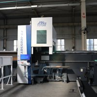Machine de découpe laser CNC FINCM de type portique robuste 12M 6 KW pour poutres en H, tubes et profilés, découpeuse laser à fibre 12KW avec chanfreinage