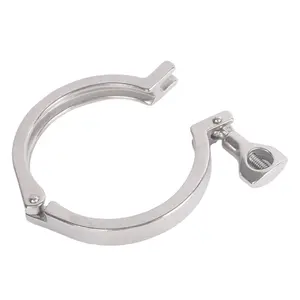 stainless steel 304 316 sanitary vacuum clamp single pin clamp